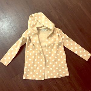 Anthropologie Polka Dot Cardigan